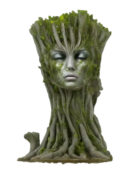 Green Essence 3D model, vytvořený pomocí AI