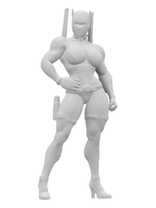 3D model for Deadpool Cosplay Statue