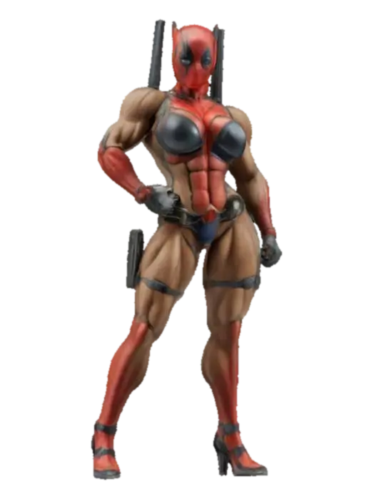 3D model for Deadpool Cosplay Statue