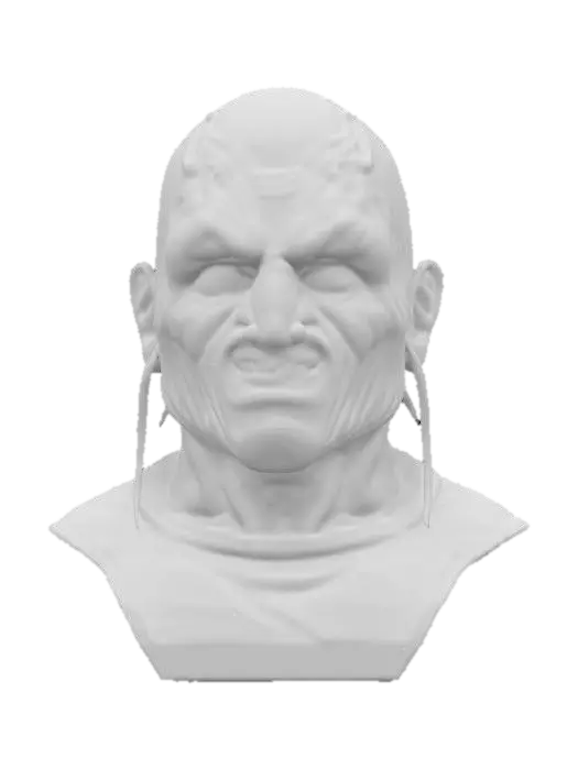 3D model for Freddy Kruger highly detailed bust  