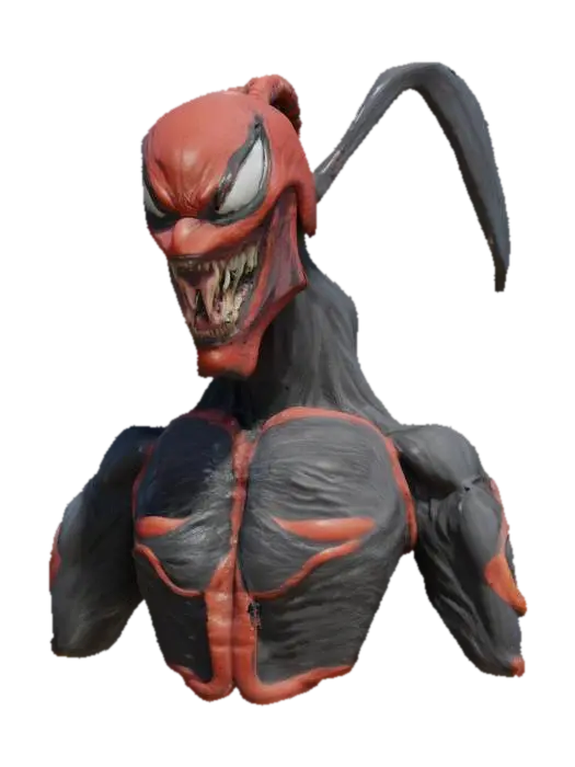 3D model for venom-pool head, Highly Detailed, Ultra Realistic
