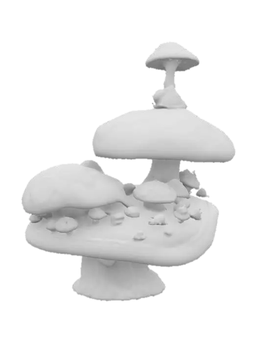 3D model for Mushroom Village Fantasy