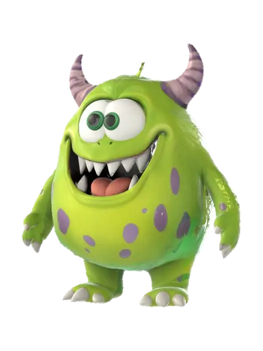 3D model for kids drawing of a monster simple , #SketchTo3D#