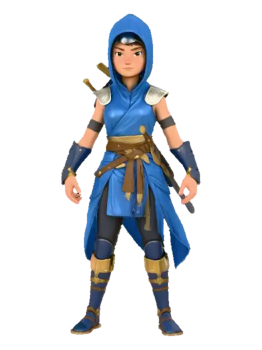 3D model for Ninja Warrior Princess