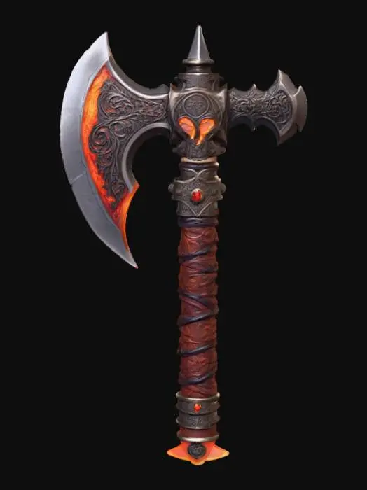 3D model for Infernal Battleaxe
