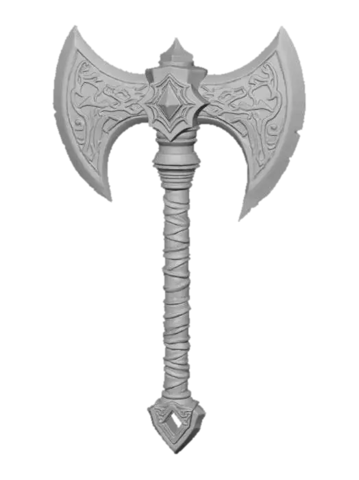 3D model for Inferno Battleaxe