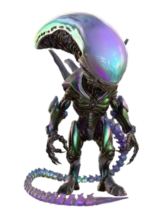 Alien Encounter, #Halloween2025# - Event 3D model, vytvořený pomocí AI