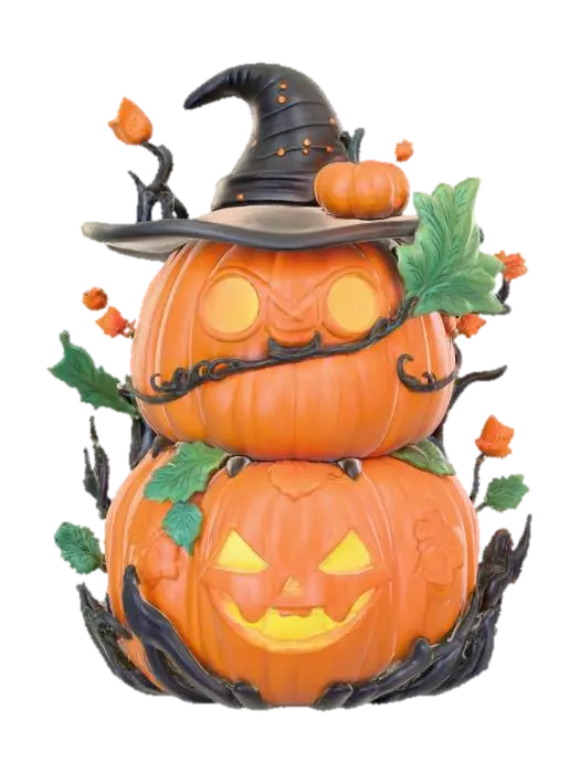 3D model for Enchanted Pumpkin Trio, #Halloween2025#