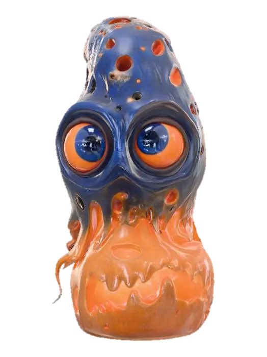 3D model for Glowing Gourdling, #Halloween2025#