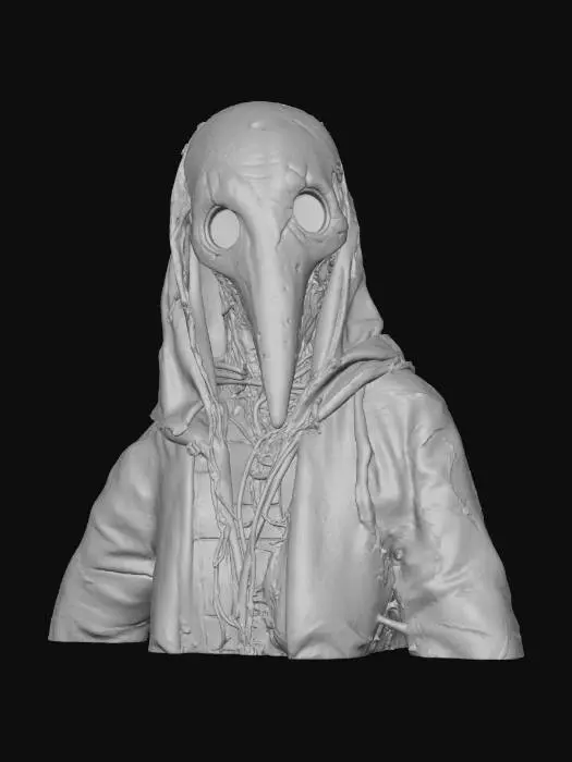 3D model for Plague Dr. Phantom, bust #Halloween2025#