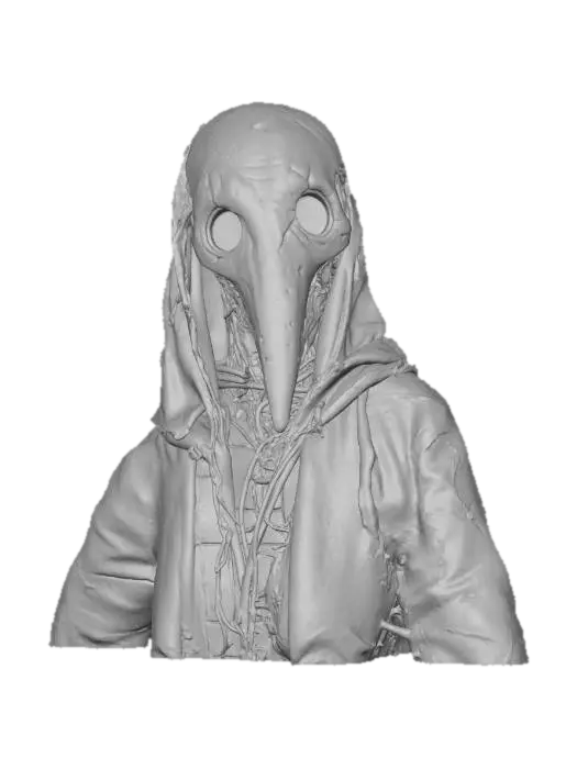 3D model for Plague Dr. Phantom, bust #Halloween2025#