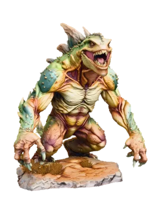 Drakonis Majesty - Beasts 3D model, vytvořený pomocí AI