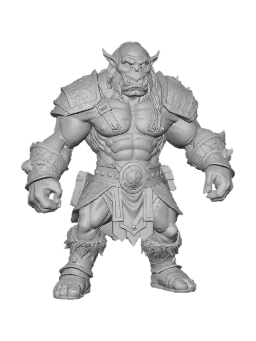 3D model for Orc Warrior in Armor