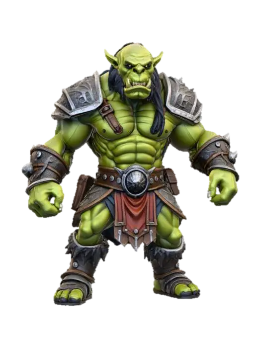 3D model for Orc Warrior in Armor