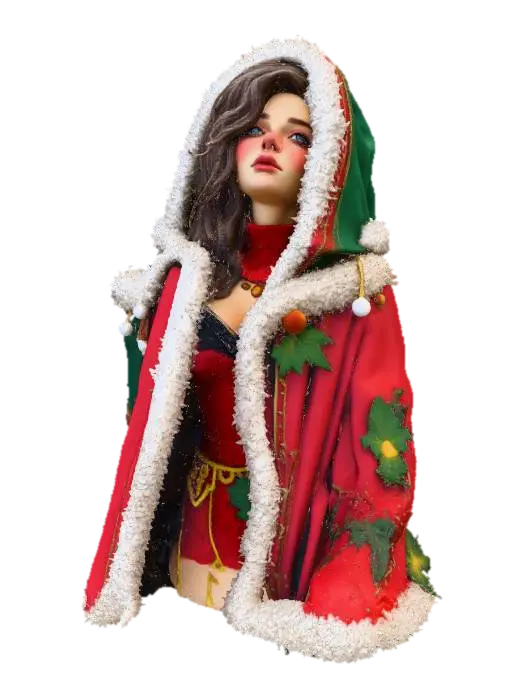 Winter Enchantment, #Christmas2025# - Holidays 3D model, vytvořený pomocí AI