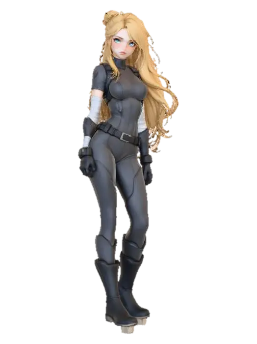 Stealth Guardian - Virtual 3D model, vytvořený pomocí AI