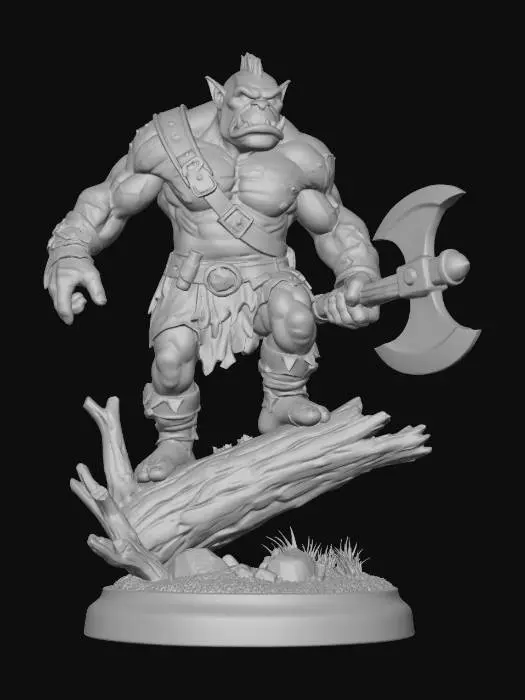 3D model for Orc Guardian