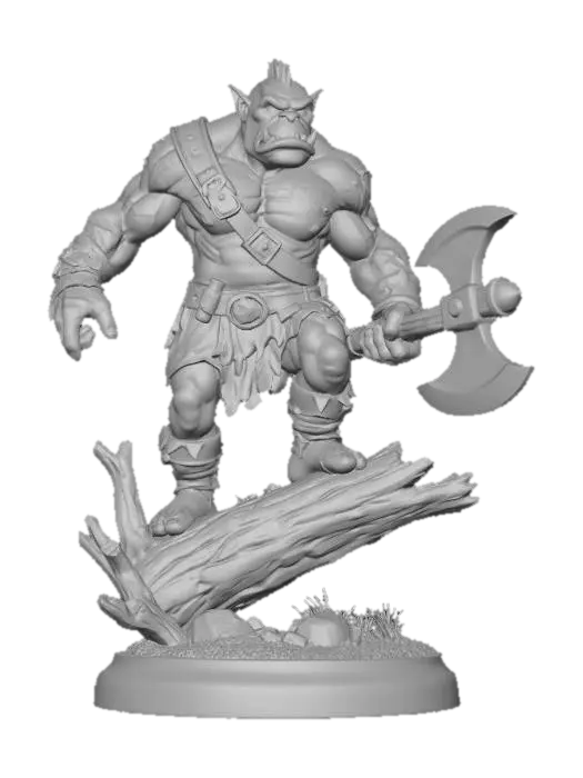 3D model for Orc Guardian