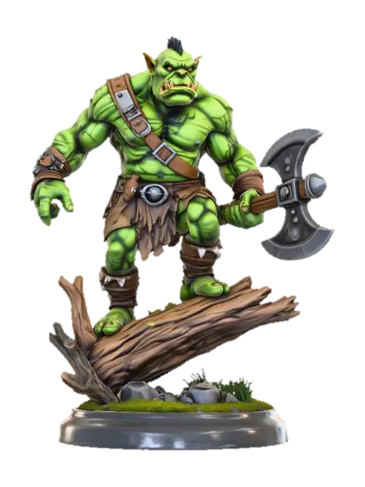 3D model for Orc Guardian