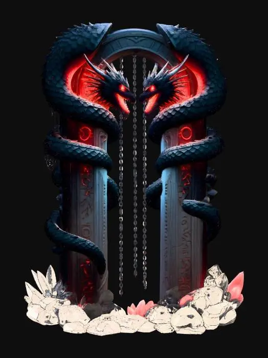 3D model for Dragon Gate Enigma