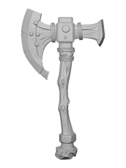 3D model for Timberbound War Axe