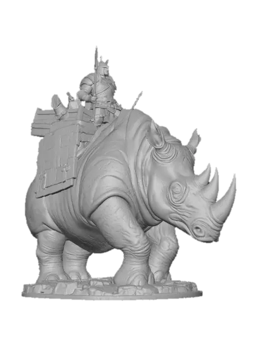 3D model for Charge of the Iron Rhino
