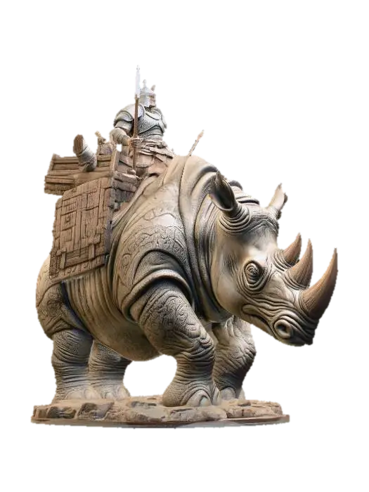 3D model for Charge of the Iron Rhino