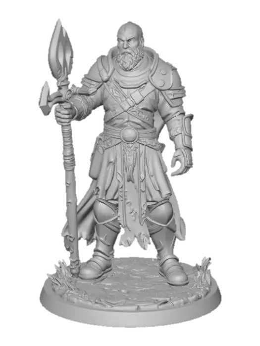 3D model for Grimbeard the Warlord