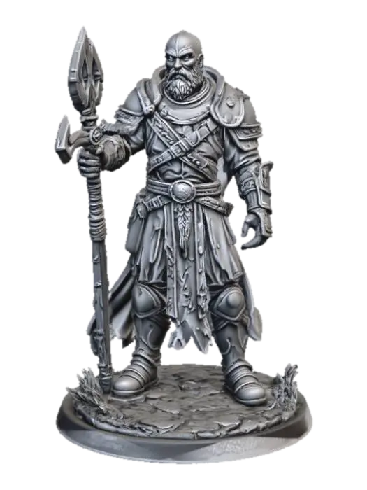 3D model for Grimbeard the Warlord