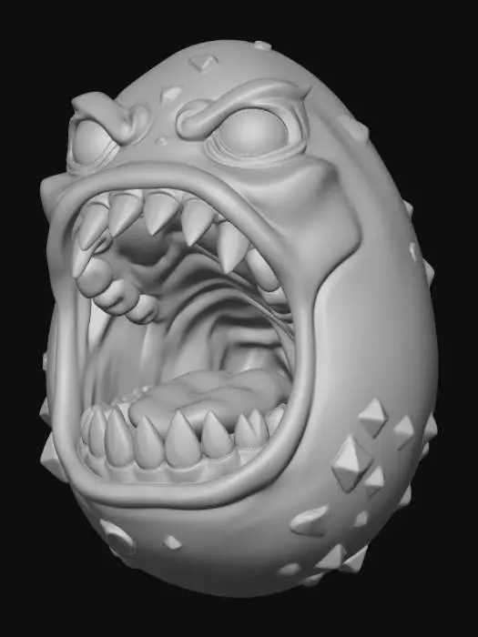 3D model for Roaring Hatchling