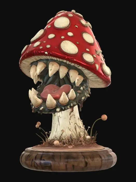 3D model for The Grinning Fungus