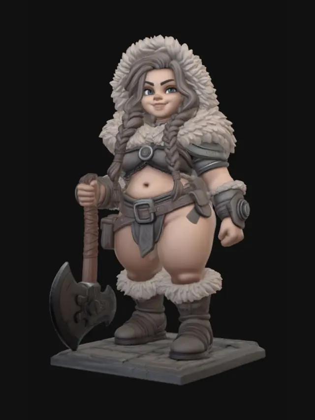 3D model for Icefur Shieldmaiden