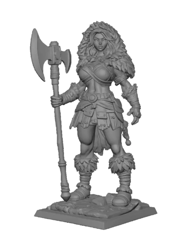 3D model for Furclad Berserker