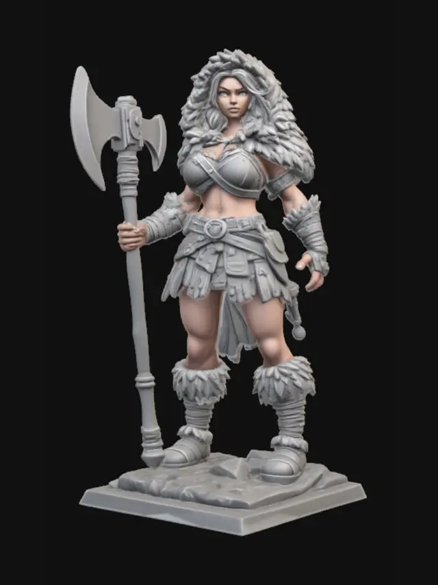 3D model for Furclad Berserker
