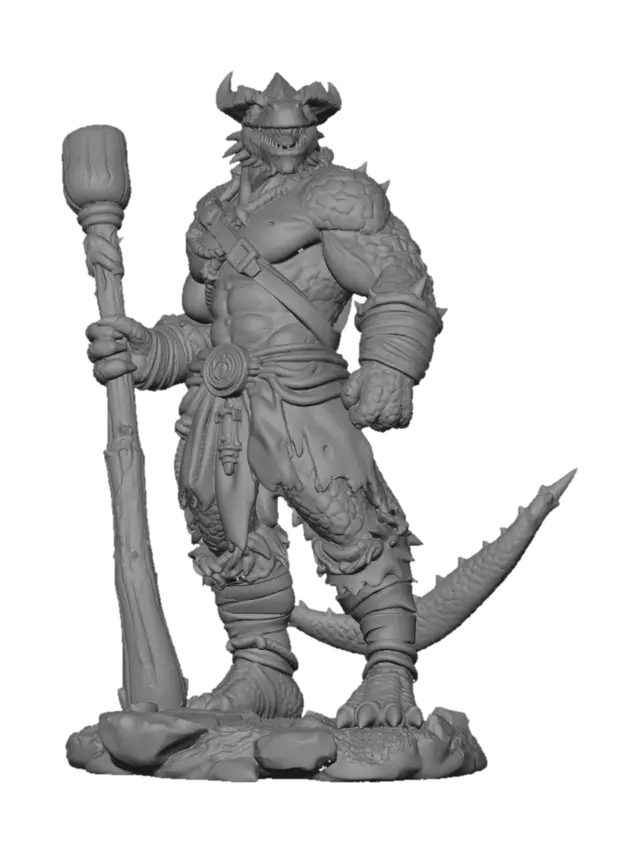 3D model for Stonebound Dragon Warrior
