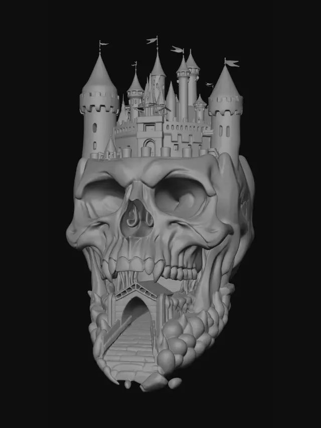 3D model for Skull Fortress