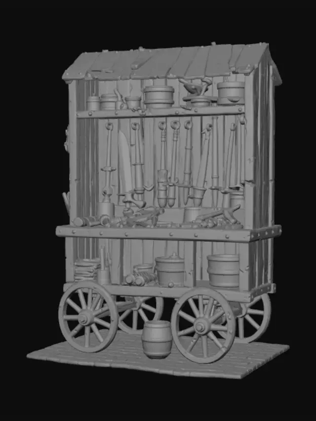 3D model for Armory on Wheels