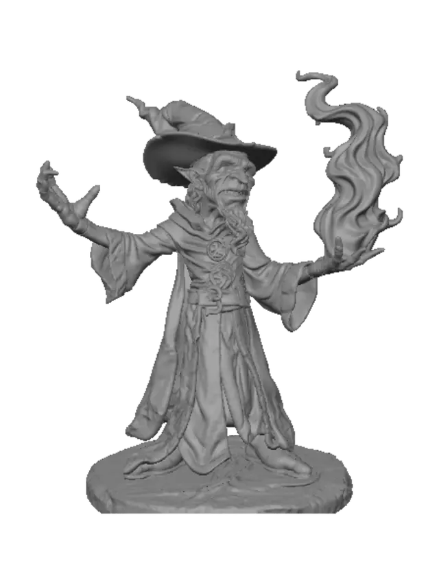3D model for Emberbound Wizard
