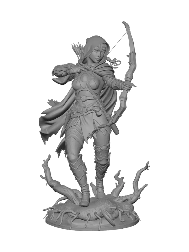 3D model for Arcane Moon Archer