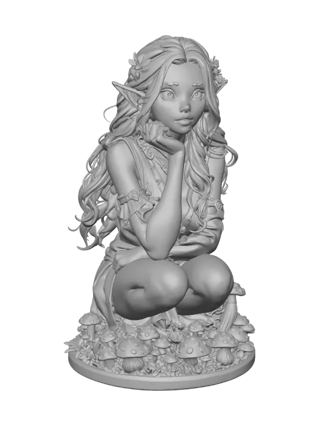 3D model for Mushroom Grove Elf