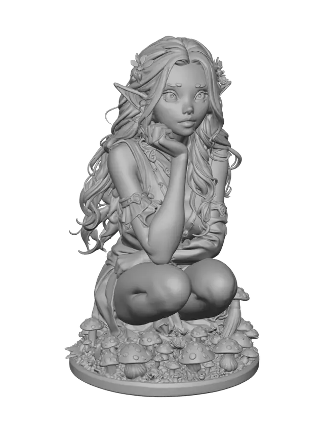 3D model for Mushroom Grove Elf