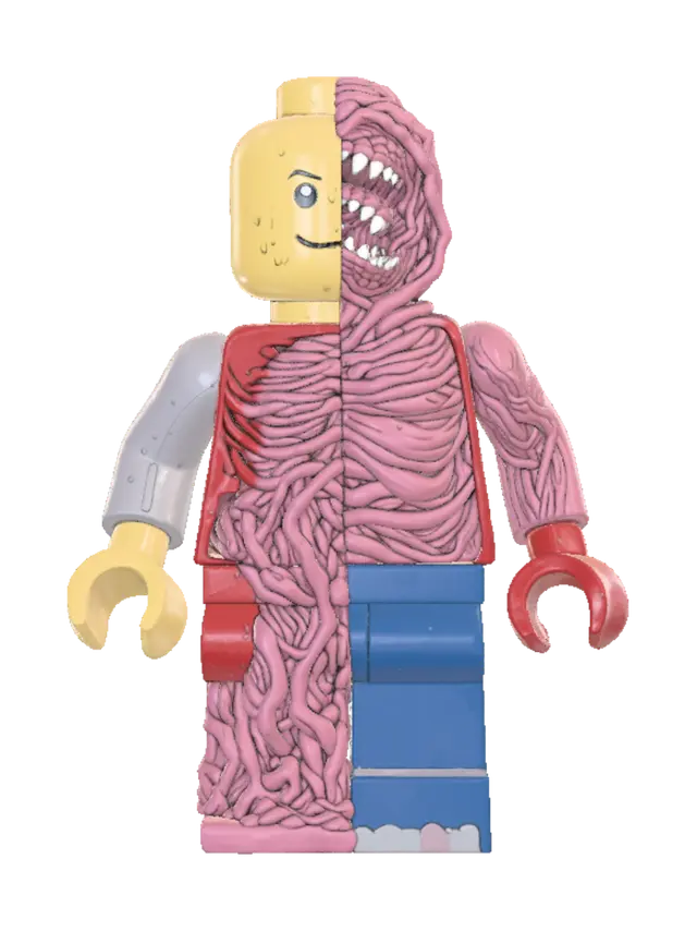 Plastic Anatomy - Skeletal 3D model, vytvořený pomocí AI