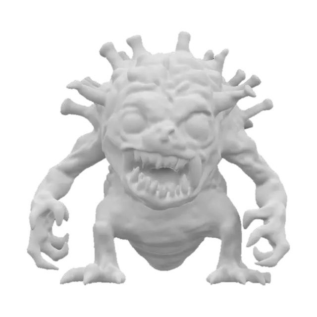 3D model for Highly Detailed,  COVID monster  