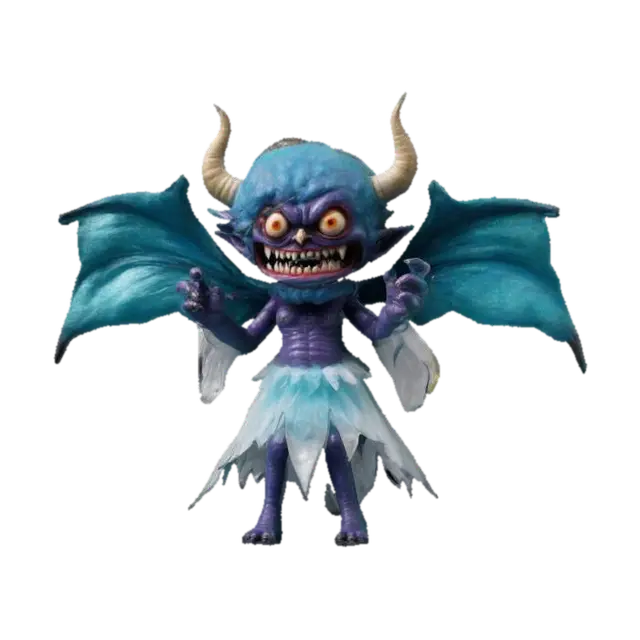 Modello 3D Evil monster tooth fairy, generato dall’IA
