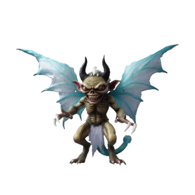 Modello 3D Evil monster tooth fairy, generato dall’IA