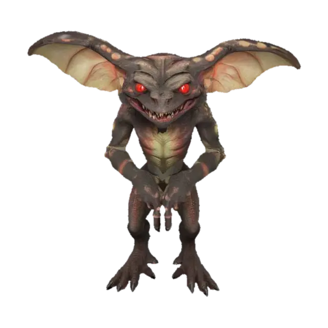 Gremlin Mischief 3D model, vytvořený pomocí AI