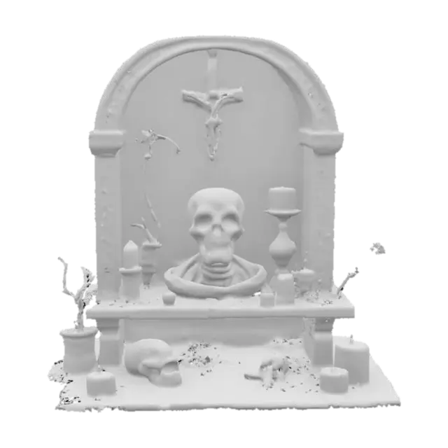 3D model for Dark Altar Elegy