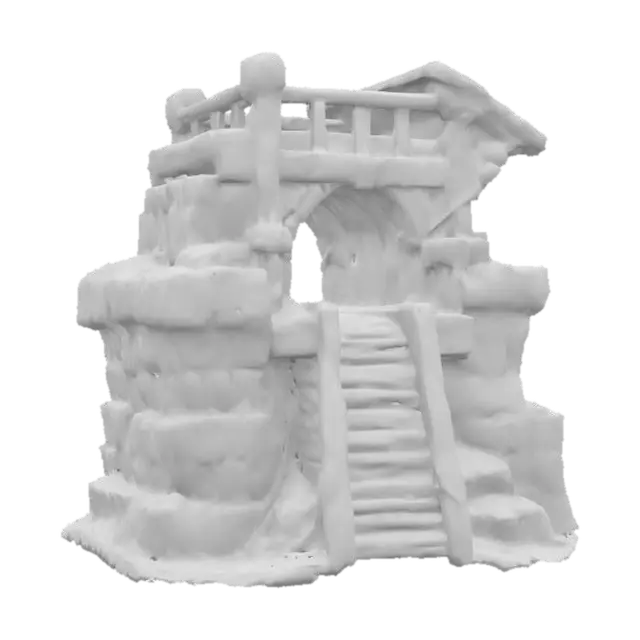 3D model for Medieval Stone Gateway, #arch#