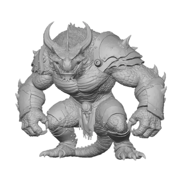 3D model for Armorclad Beast, #villain#
