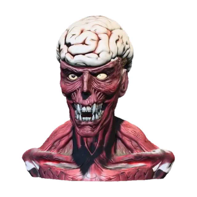 Brain Creature, #Halloween2025# - Weird 3D model, vytvořený pomocí AI